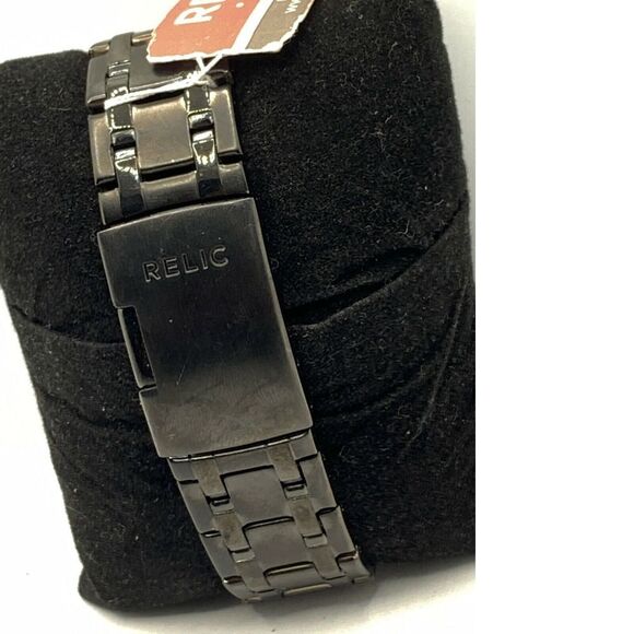 Relic ZR15546 Men Gray Stainless Steel Analog Gray Dial Quartz Wrist Watch JD179 - Picture 5 of 11